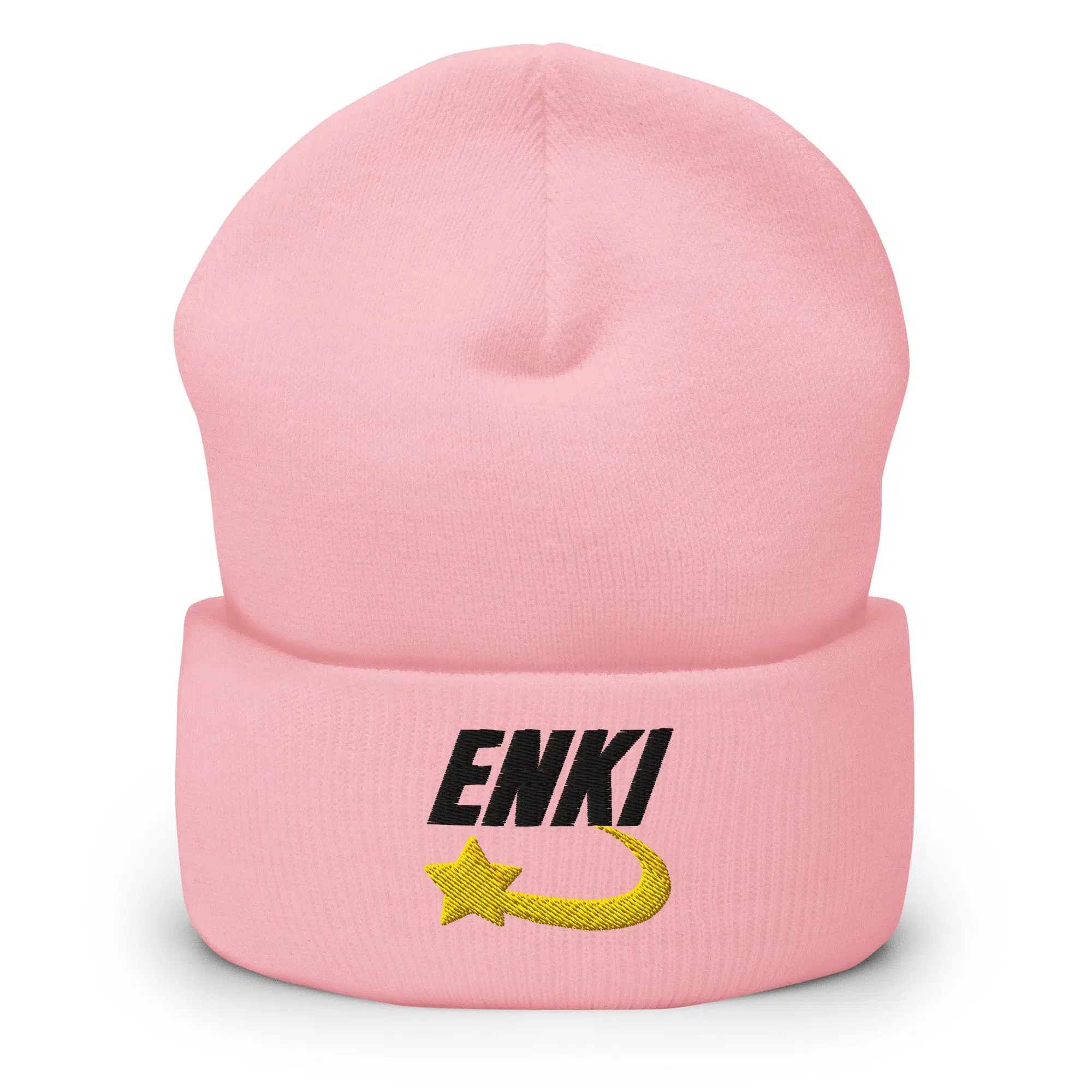 Enki Hat – Ancient Activist Cuffed Beanie Unisex | Mind Expanding Clothes (Black Text) - Image 10