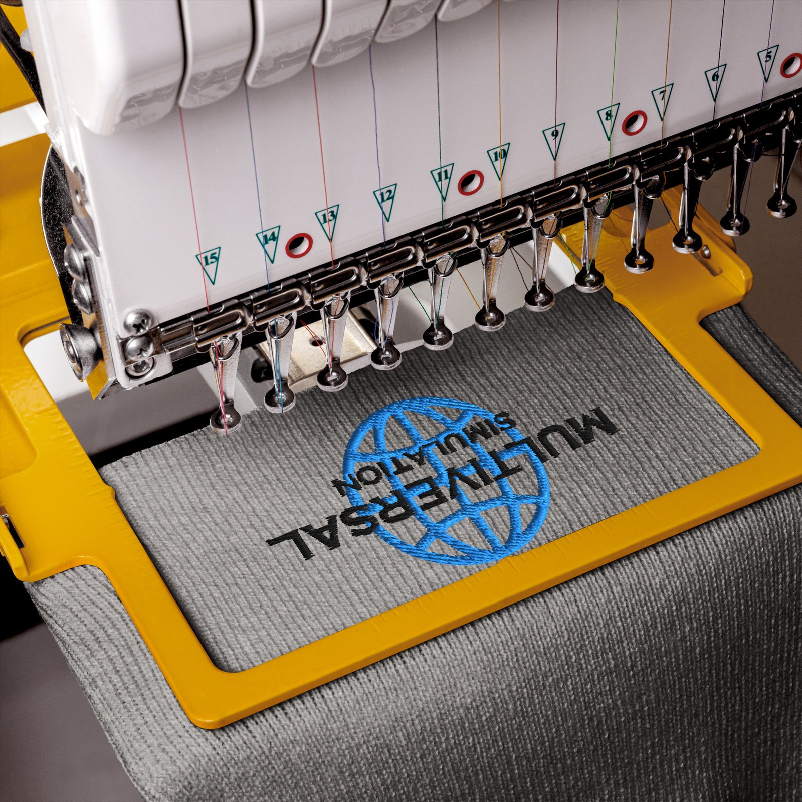 Multiversal Simulation Hat – Holographic Universe Cuffed Beanie Unisex (Black Text) - Image 4