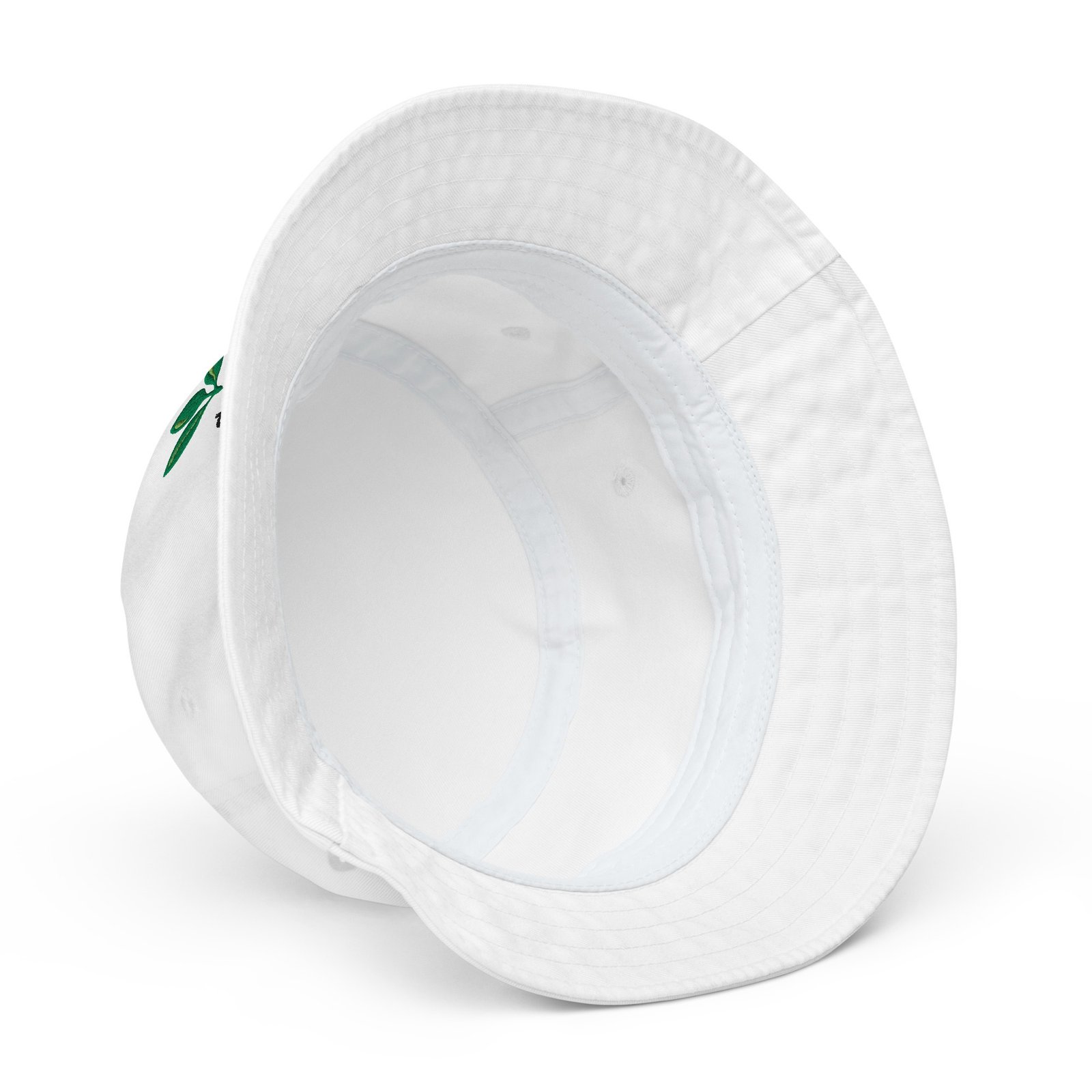 Dr. Sebi Organic Bucket Hat – Unisex Pure Cotton Summer Hat | Herbalist Clothes (Black Text) - Image 2