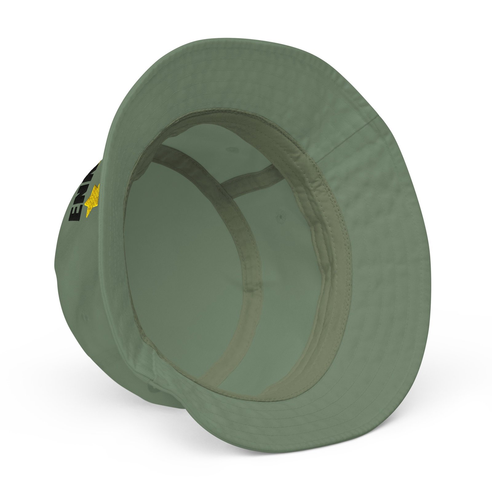 Enki Bucket Hat – Unisex Organic Pure Cotton Summer Hat | Mind Expanding Clothes (Black Text) - Image 10