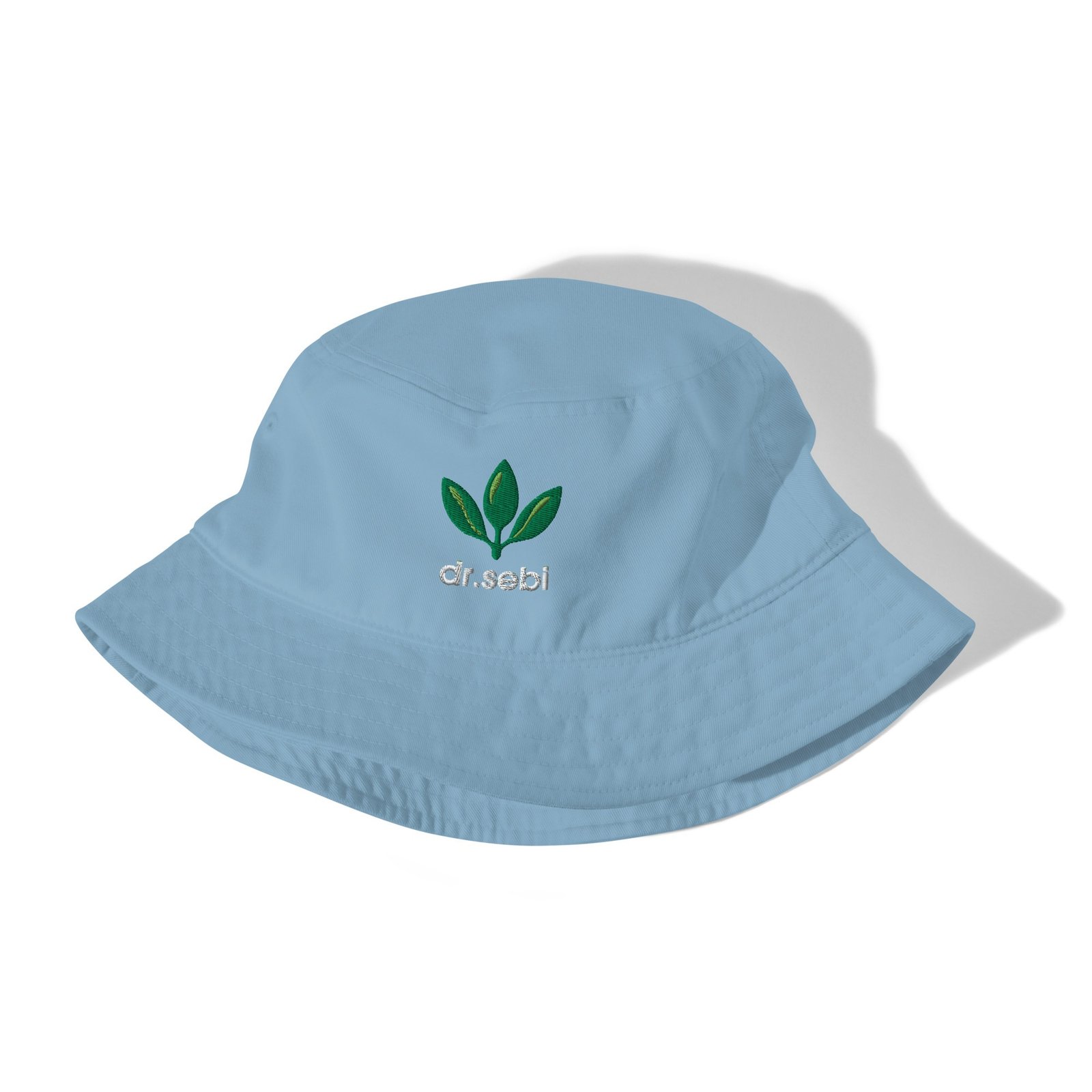 Dr. Sebi Bucket Hat – Unisex Organic Pure Cotton Summer Hat | Herbalist Clothes (White Text) - Image 15