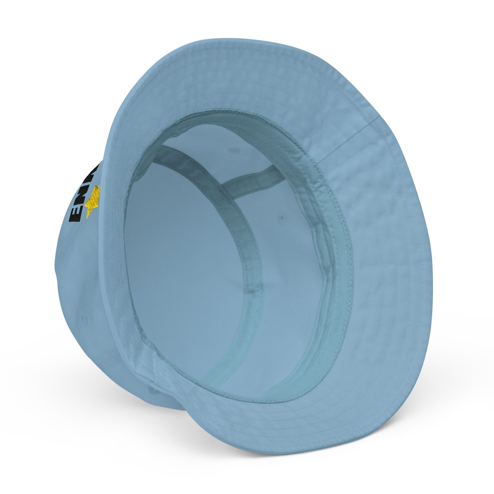 Enki Bucket Hat – Unisex Organic Pure Cotton Summer Hat | Mind Expanding Clothes (Black Text) - Image 14