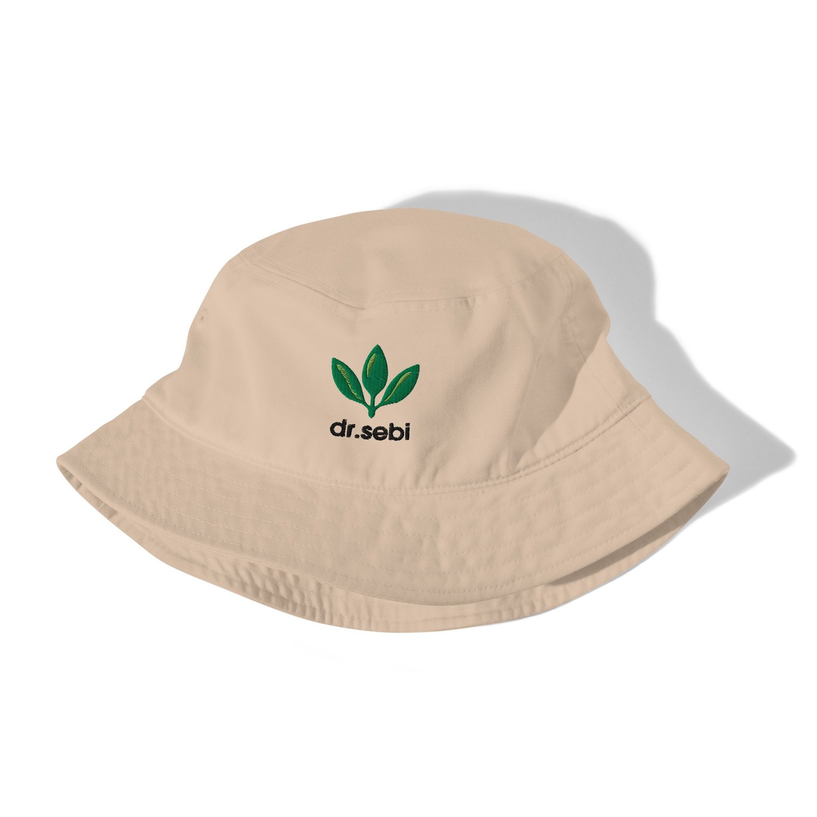 Dr. Sebi Organic Bucket Hat – Unisex Pure Cotton Summer Hat | Herbalist Clothes (Black Text) - Image 19