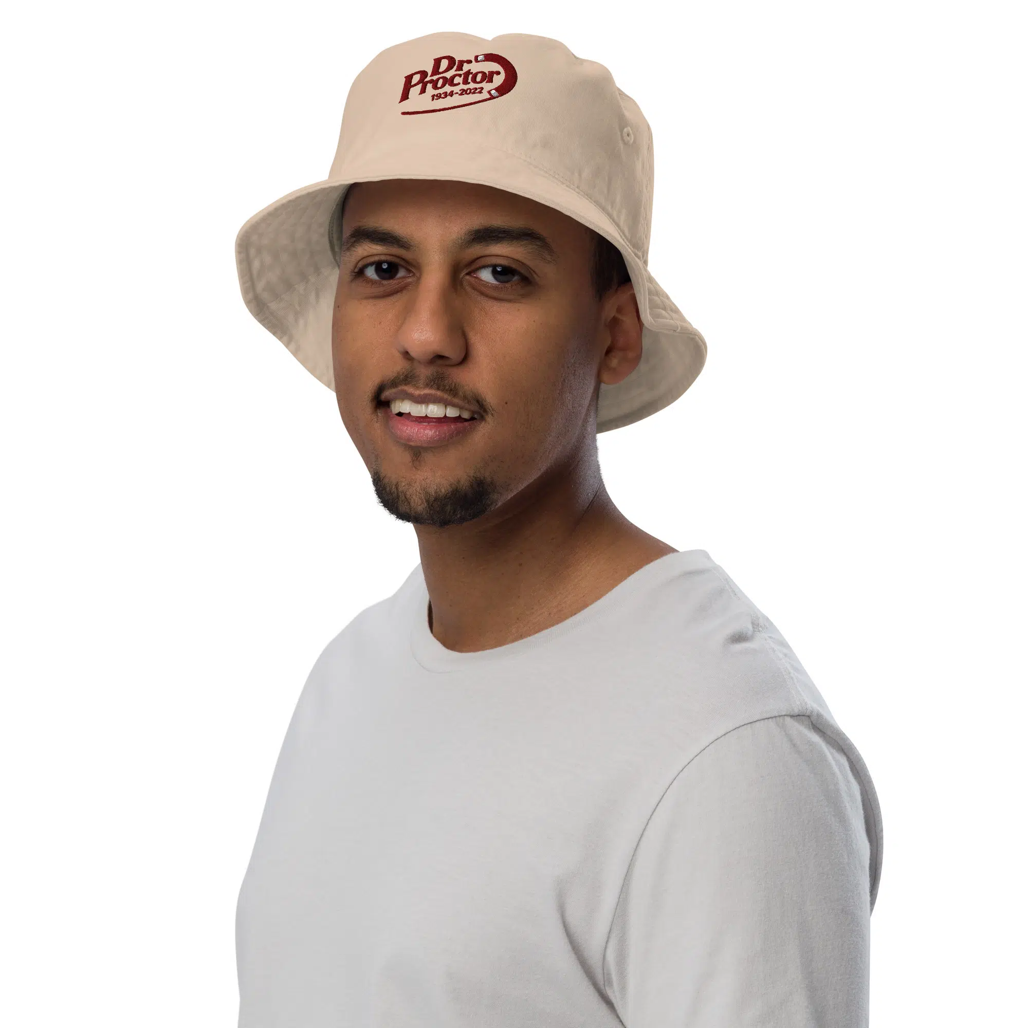 Bob Proctor Bucket Hat – Dr. Proctor Unisex Organic Pure Cotton Summer Hat - Image 5