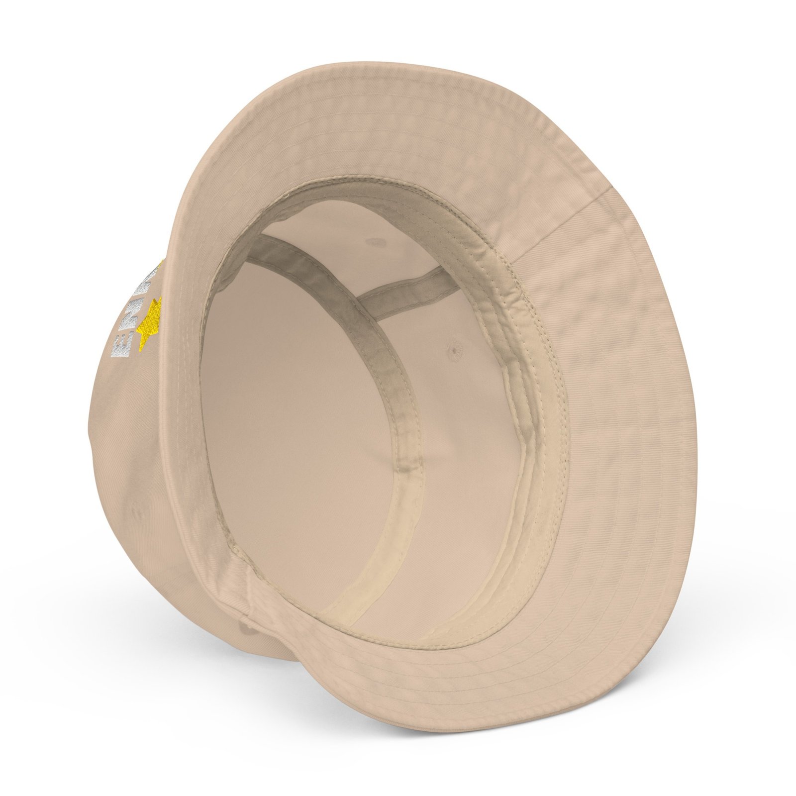 Enki Bucket Hat – Unisex Organic Pure Cotton Summer Hat | Mind Expanding Clothes (White Text) - Image 18