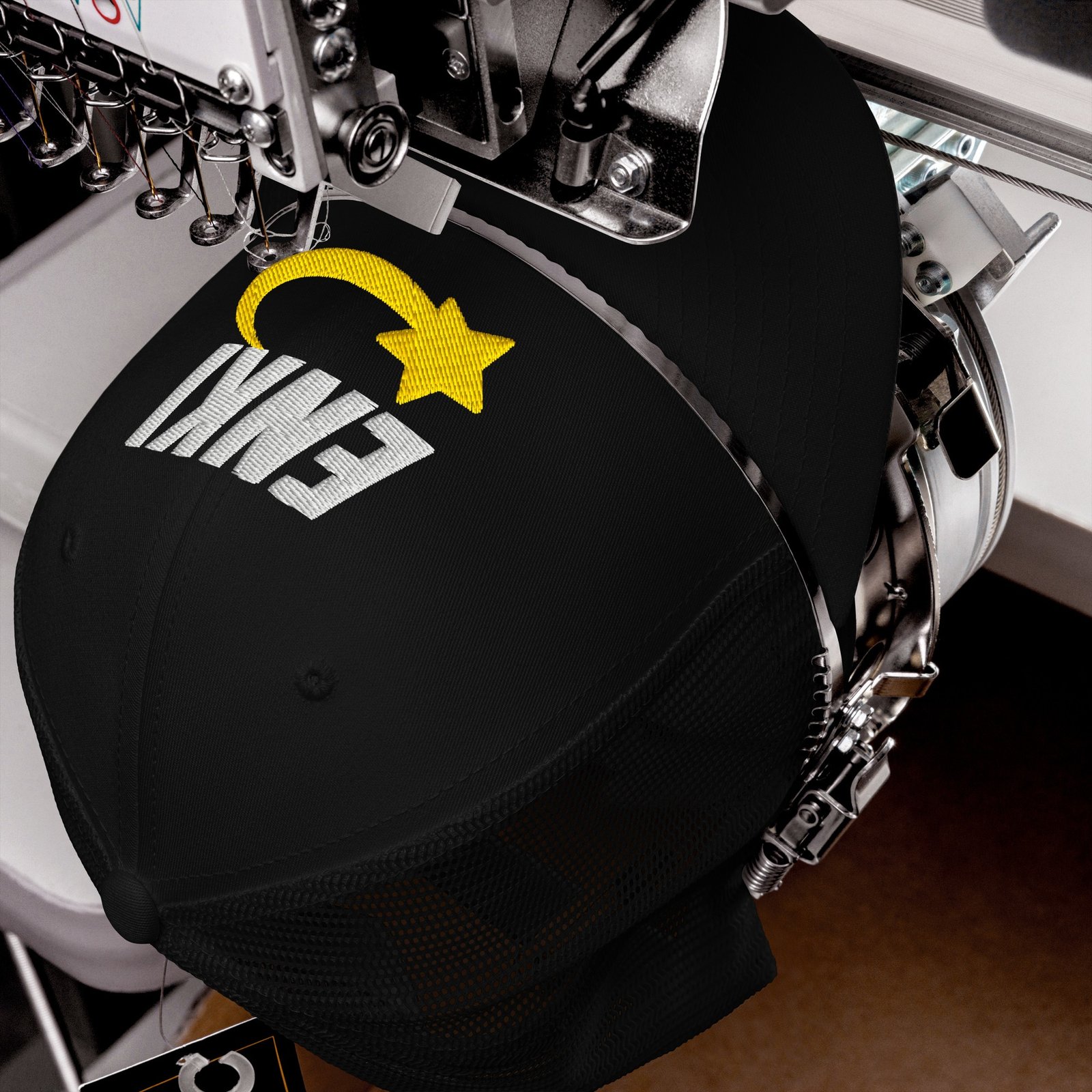 Enki Trucker Cap – Ancient Activist Hat Unisex | Mind Expanding Clothes (White Text) - Image 10