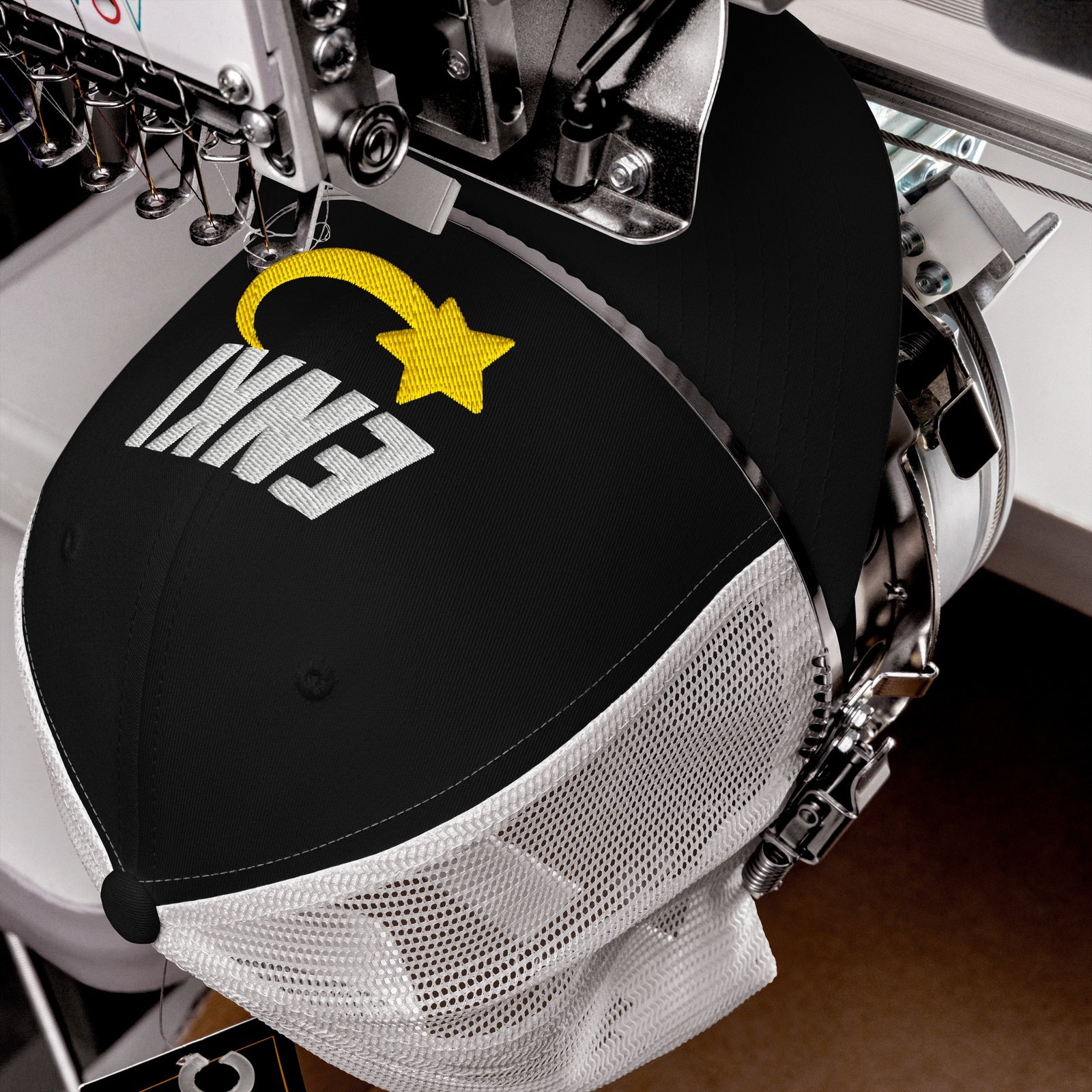 Enki Trucker Cap – Ancient Activist Hat Unisex | Mind Expanding Clothes (White Text) - Image 12