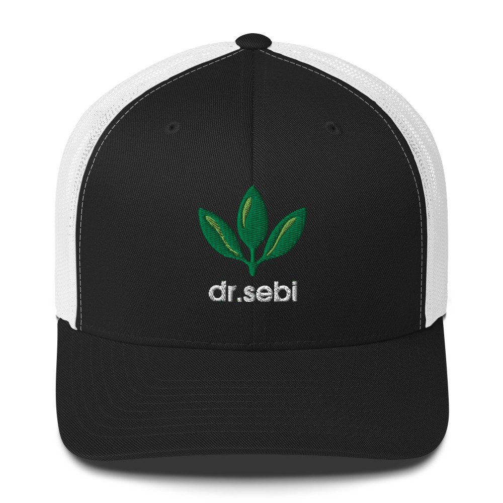 Dr. Sebi Trucker Cap – Inspirational Unisex Hat | Herbalist Clothes (White Text) - Image 11