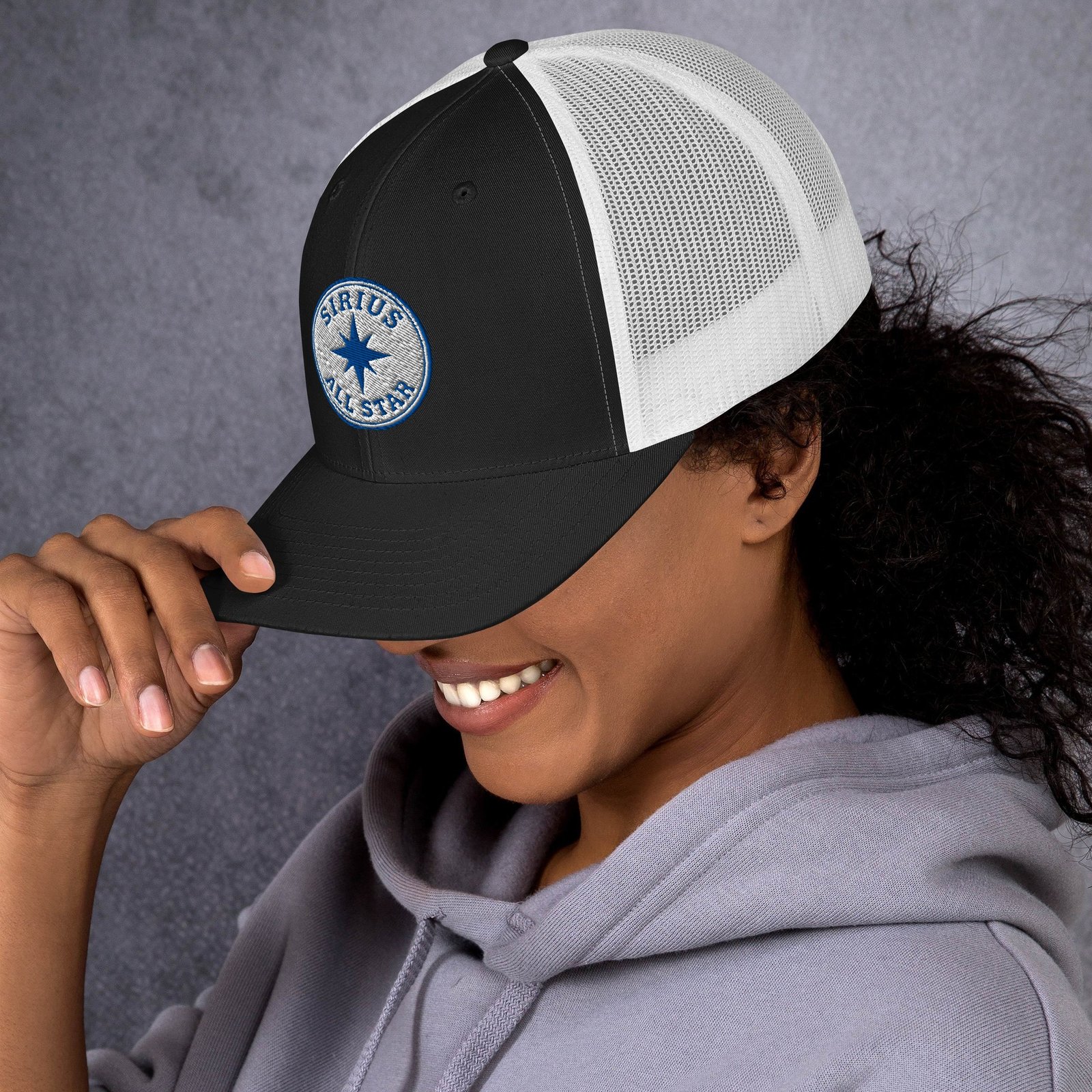 Sirius All Star Trucker Cap – Unisex Inspirational Hat | Mind Expanding Clothes - Image 4