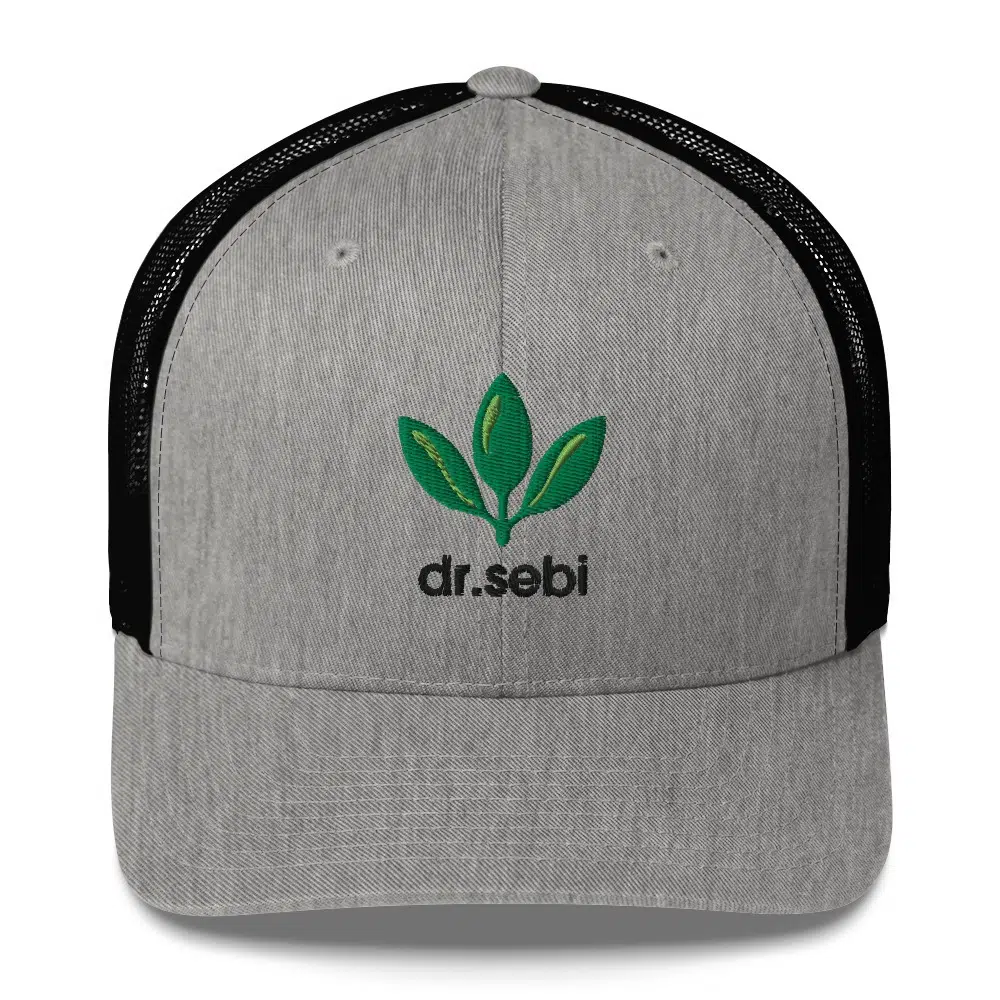 Dr. Sebi Trucker Cap – Inspirational Unisex Hat | Herbalist Clothes (Black Text) - Image 17