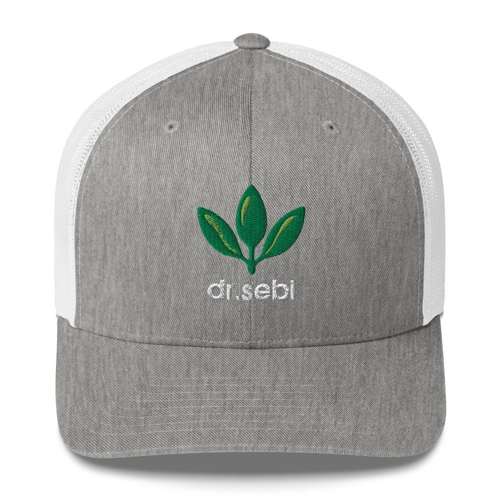 Dr. Sebi Trucker Cap – Inspirational Unisex Hat | Herbalist Clothes (White Text) - Image 23