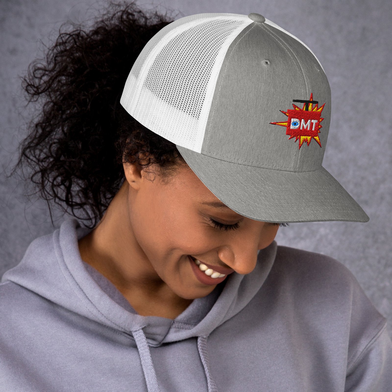 DMT Trucker Cap – Psychedelic Unisex Hat | DMT TNT Explosion/Mind Expanding Clothes - Image 5