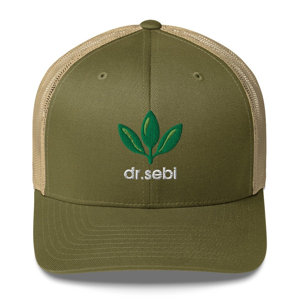 Dr. Sebi Trucker Cap – Inspirational Unisex Hat | Herbalist Clothes (White Text) - Image 25