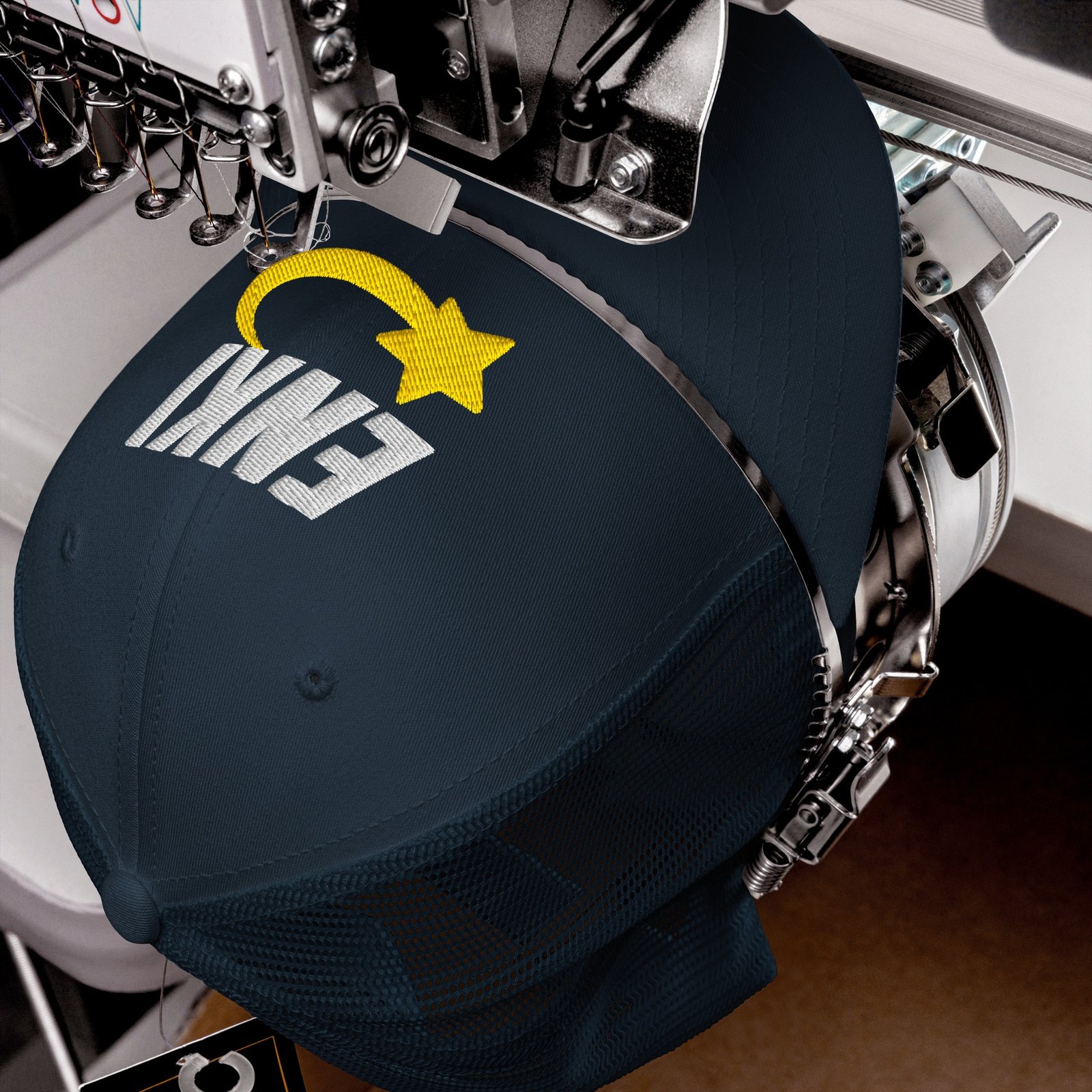 Enki Trucker Cap – Ancient Activist Hat Unisex | Mind Expanding Clothes (White Text) - Image 14