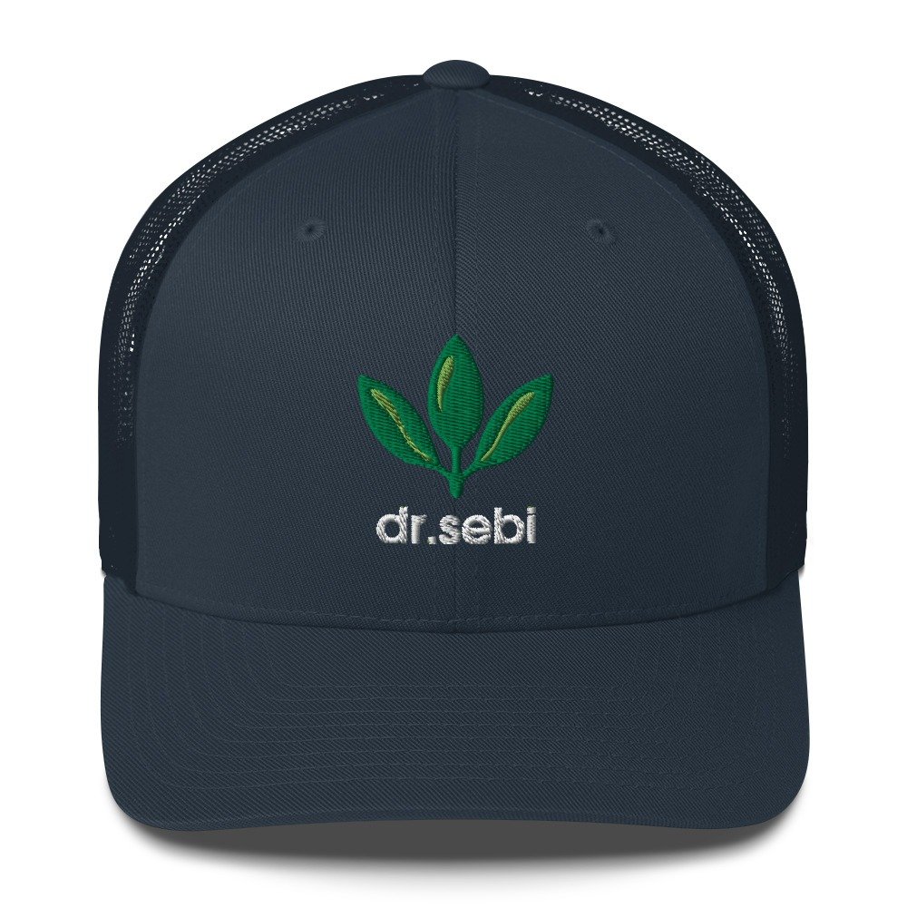 Dr. Sebi Trucker Cap – Inspirational Unisex Hat | Herbalist Clothes (White Text) - Image 13