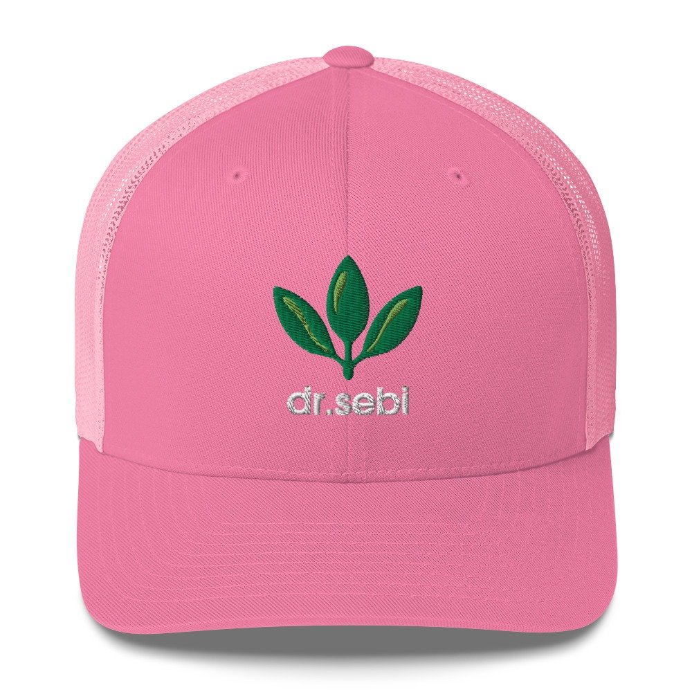 Dr. Sebi Trucker Cap – Inspirational Unisex Hat | Herbalist Clothes (White Text) - Image 21