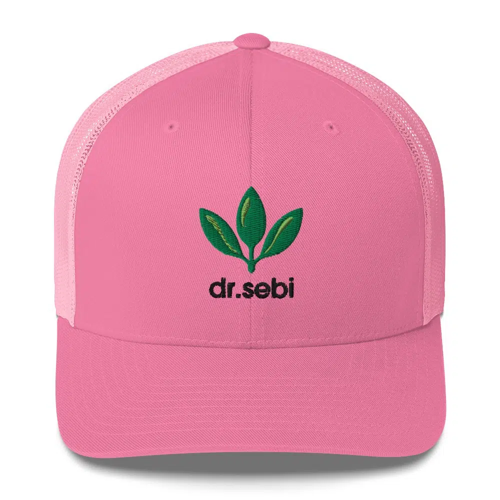 Dr. Sebi Trucker Cap – Inspirational Unisex Hat | Herbalist Clothes (Black Text) - Image 15