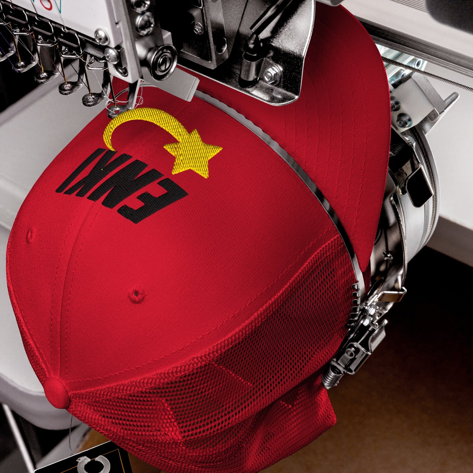 Enki Trucker Cap – Ancient Activist Hat Unisex | Mind Expanding Clothes (Black Text) - Image 12