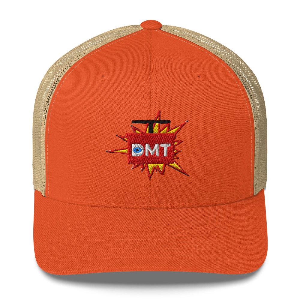 DMT Trucker Cap – Psychedelic Unisex Hat | DMT TNT Explosion/Mind Expanding Clothes - Image 9