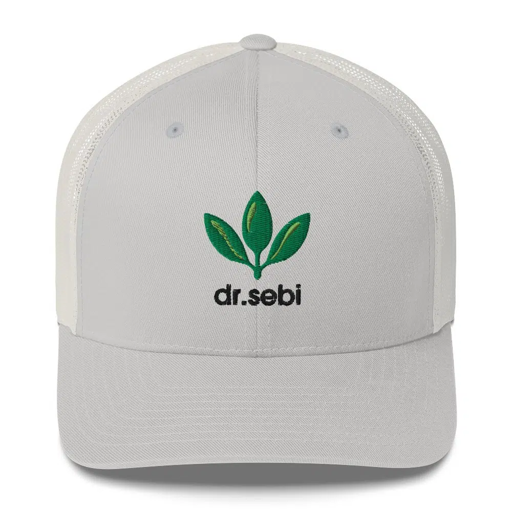 Dr. Sebi Trucker Cap – Inspirational Unisex Hat | Herbalist Clothes (Black Text) - Image 21