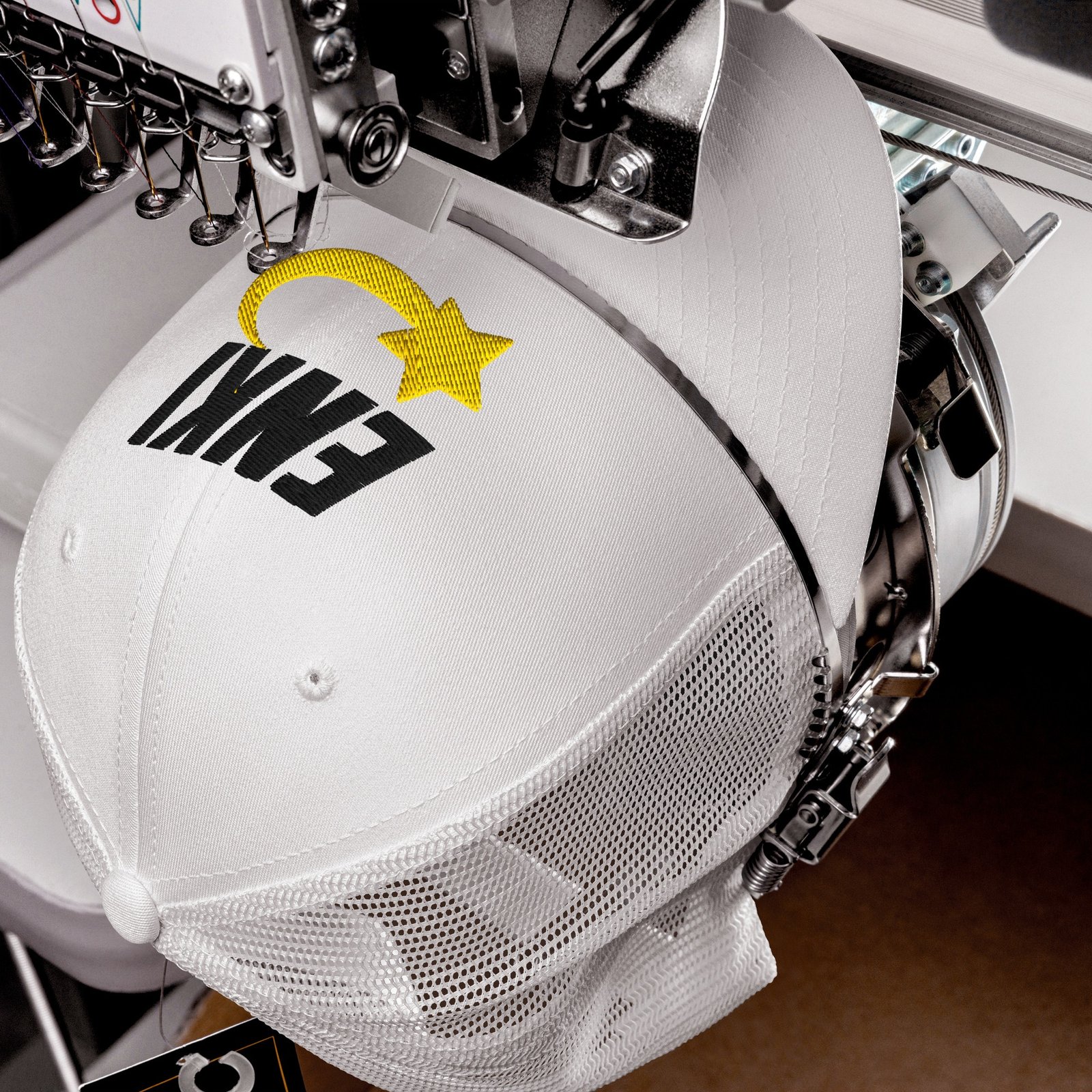 Enki Trucker Cap – Ancient Activist Hat Unisex | Mind Expanding Clothes (Black Text) - Image 10