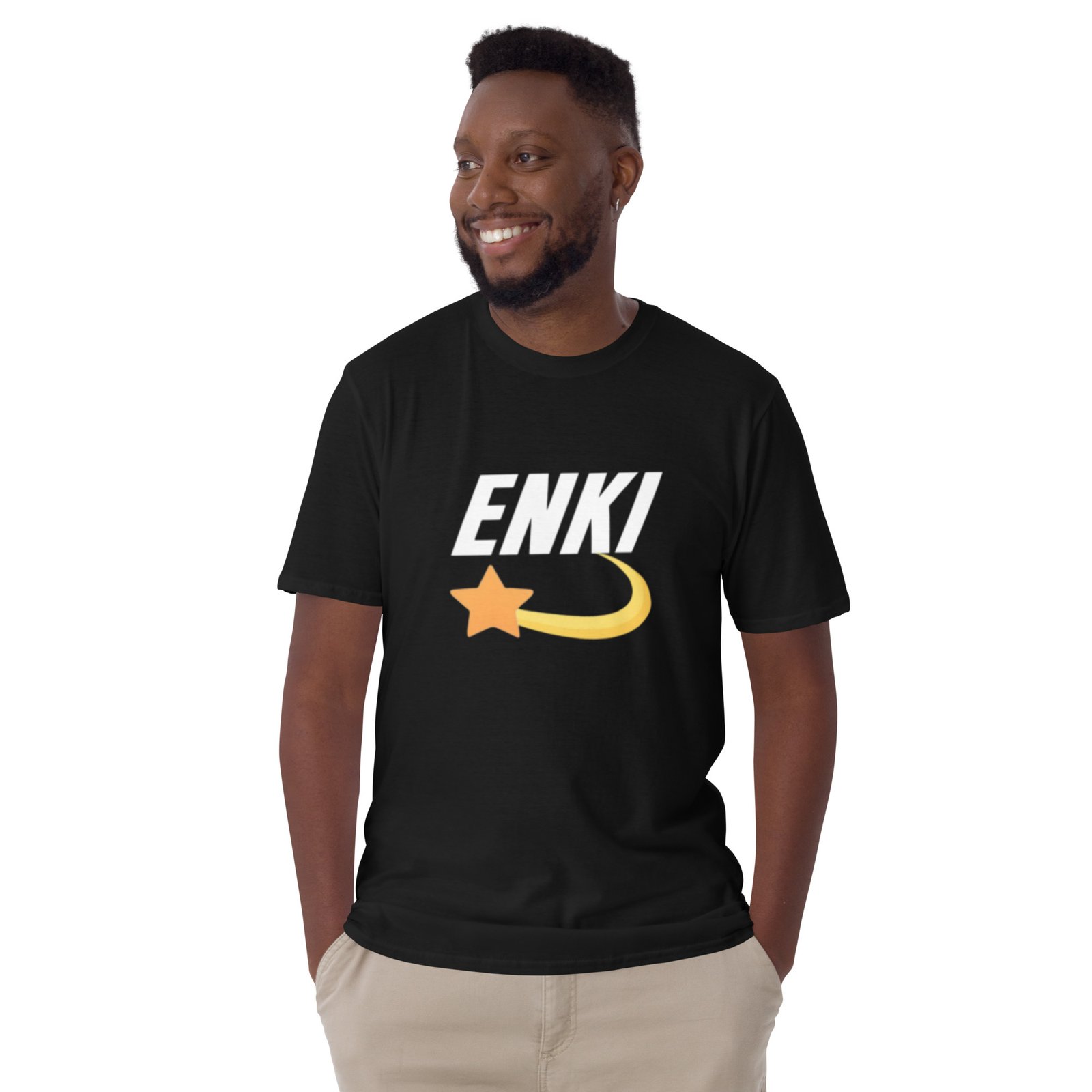 Enki T-Shirt - Unisex 100% Cotton Tee | Mind Expanding Ancient Activist Clothes (White Text) - Image 3