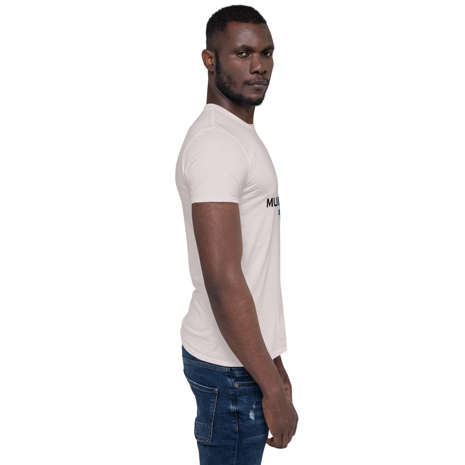 Multiversal Simulation T-Shirt – Unisex 100% Cotton Holographic Universe Tee (Black Text) - Image 7