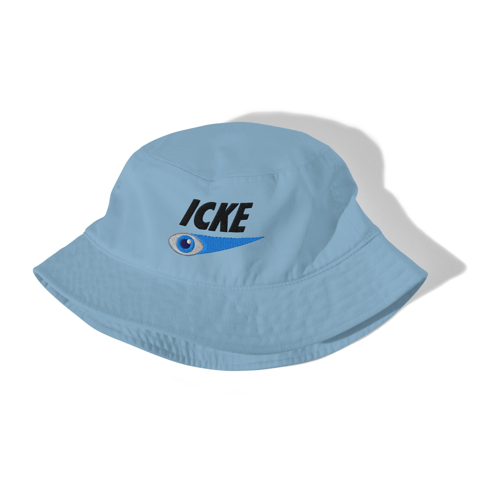 David Icke Bucket Hat – Unisex Organic Pure Cotton Summer Hat (Black Text) - Image 3