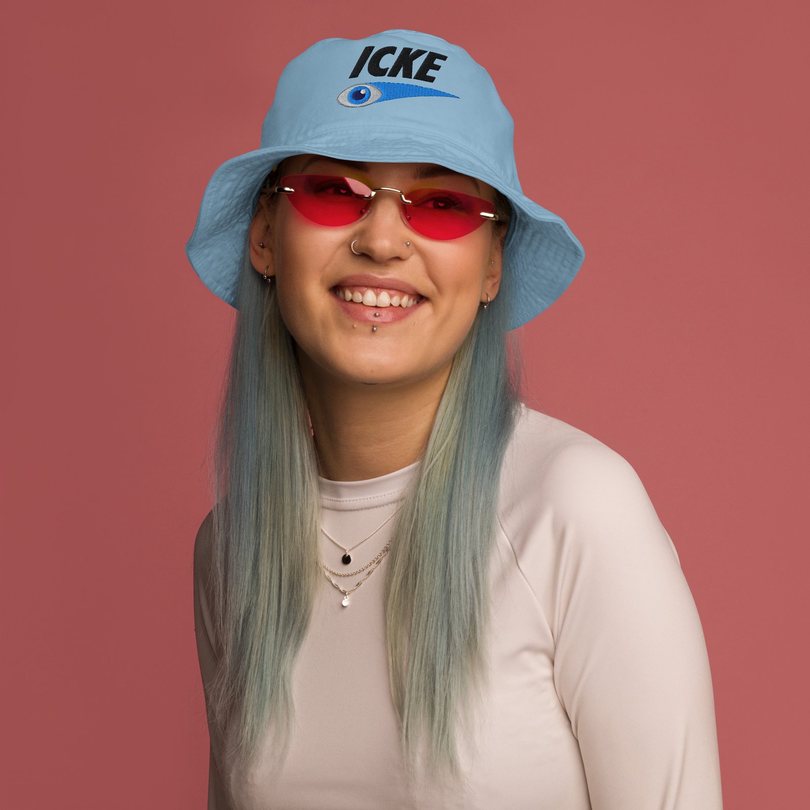 David Icke Bucket Hat – Unisex Organic Pure Cotton Summer Hat (Black Text) - Image 7