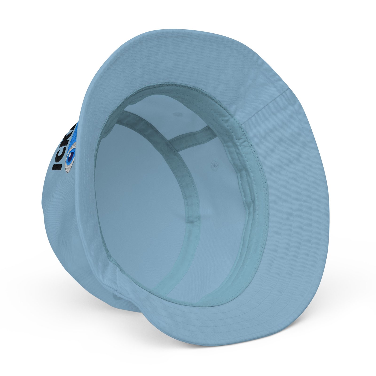 David Icke Bucket Hat – Unisex Organic Pure Cotton Summer Hat (Black Text) - Image 2