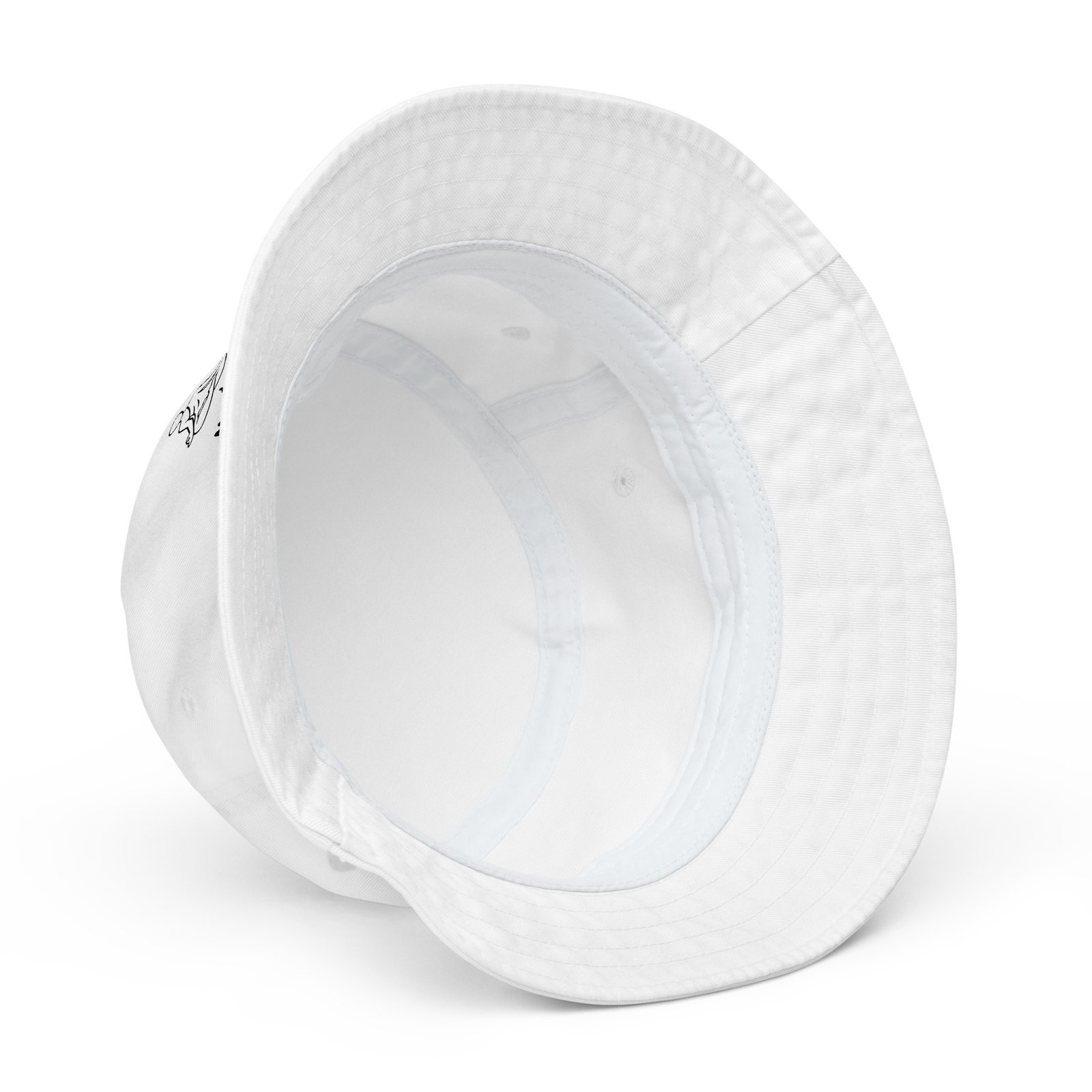 Meditation Bucket Hat – Unisex Organic Pure Cotton Summer Hat | Meditate Medication Clothes (Black Text) - Image 14