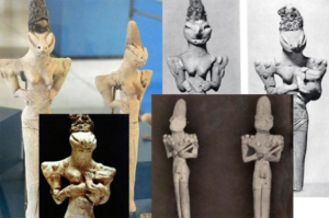 ubaid lizard people sculptures reptilian humanoids