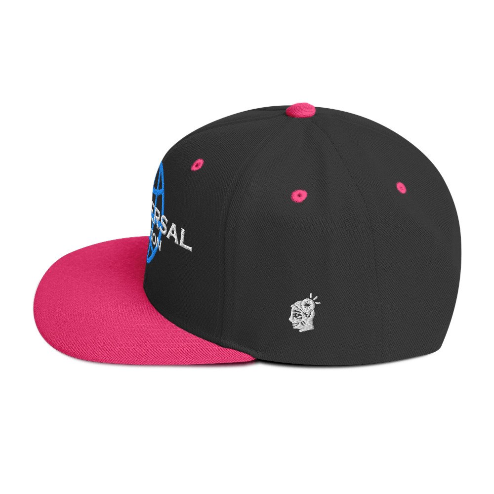 Multiversal Simulation Snapback Cap – Unisex Holographic Universe Clothes (White Text) - Image 19