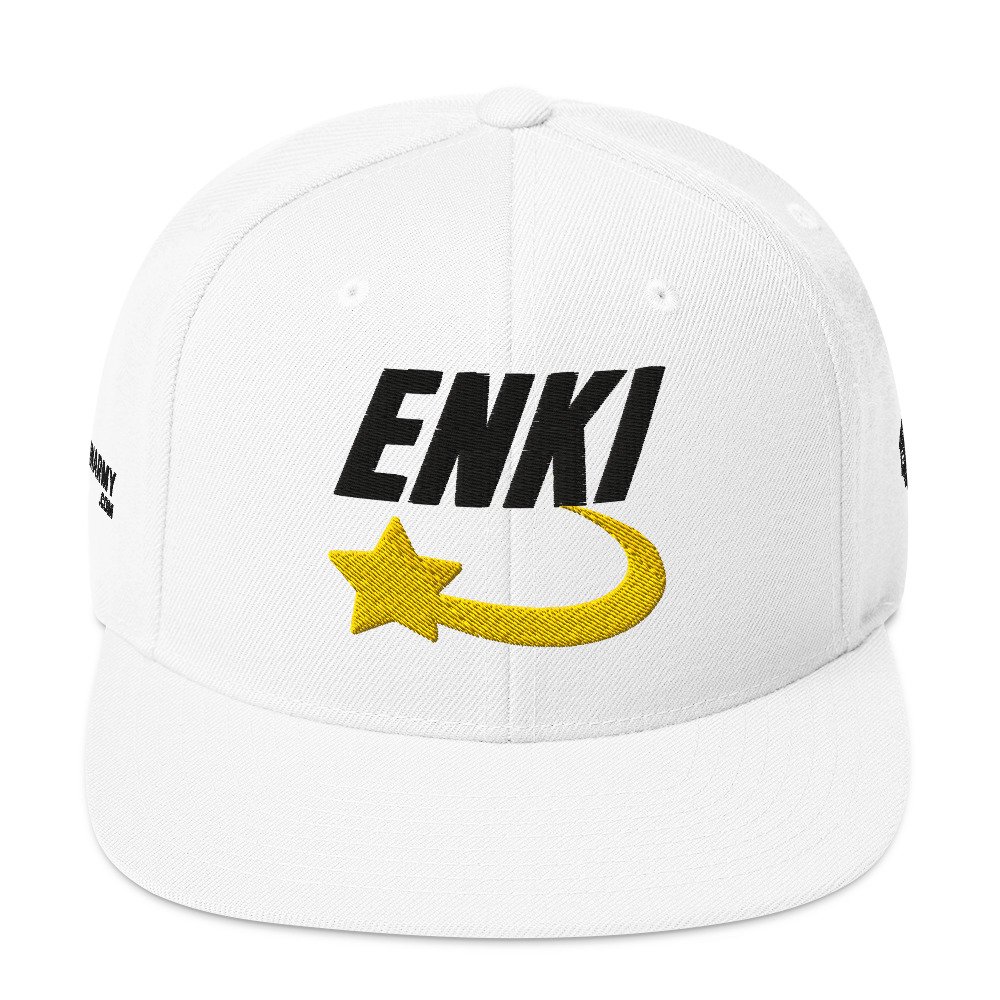 Enki Snapback Cap – Ancient Activist Hat Unisex | Mind Expanding Clothes (Black Text) - Image 37