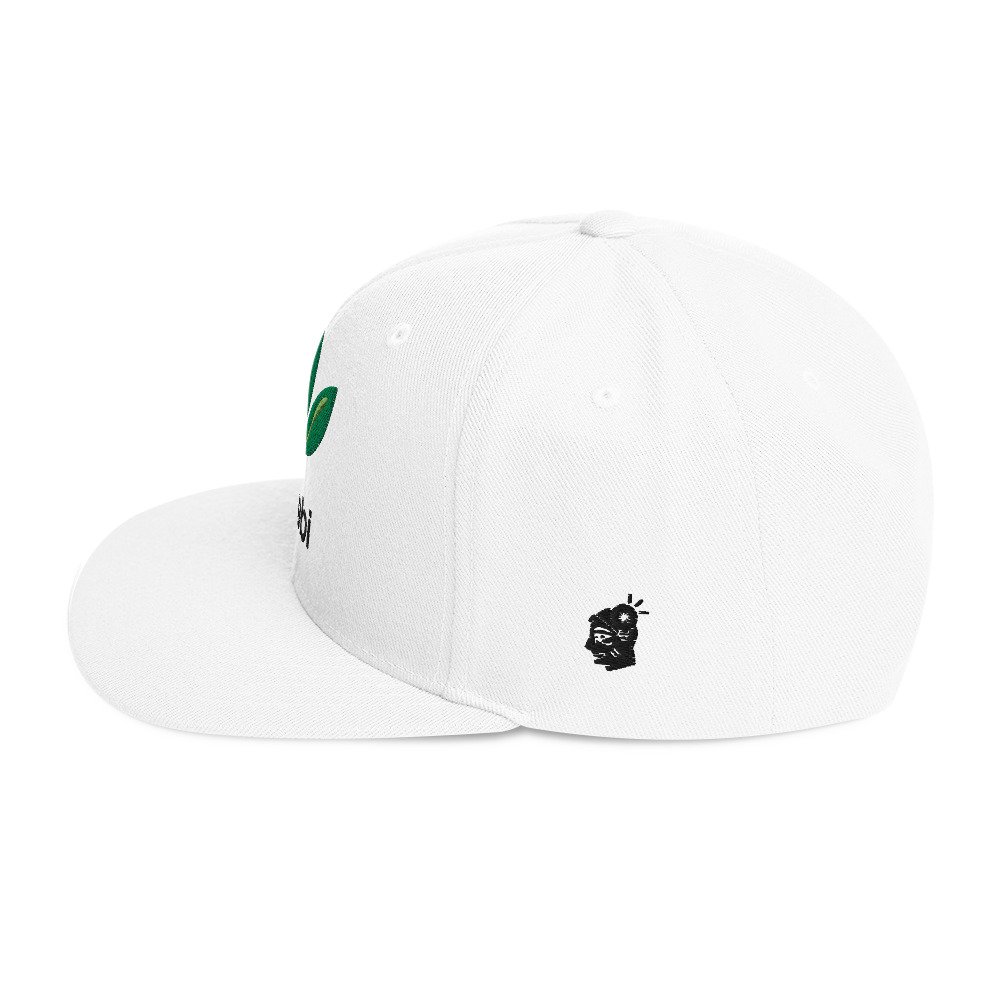 Dr. Sebi Snapback Cap – Inspirational Unisex Hat | Herbalist Clothes (Black Text) - Image 3