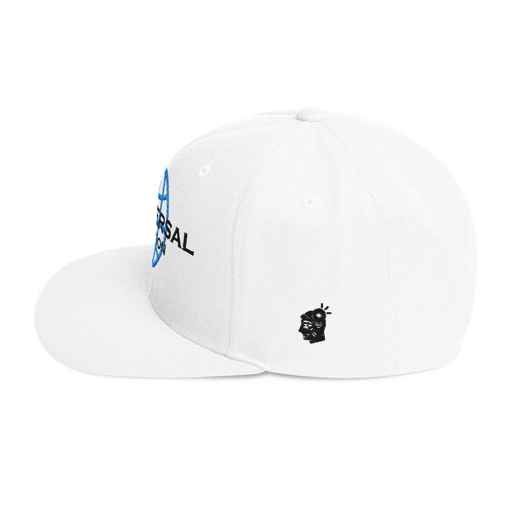 Multiversal Simulation Snapback Cap – Unisex Holographic Universe Clothes (Black Text) - Image 31