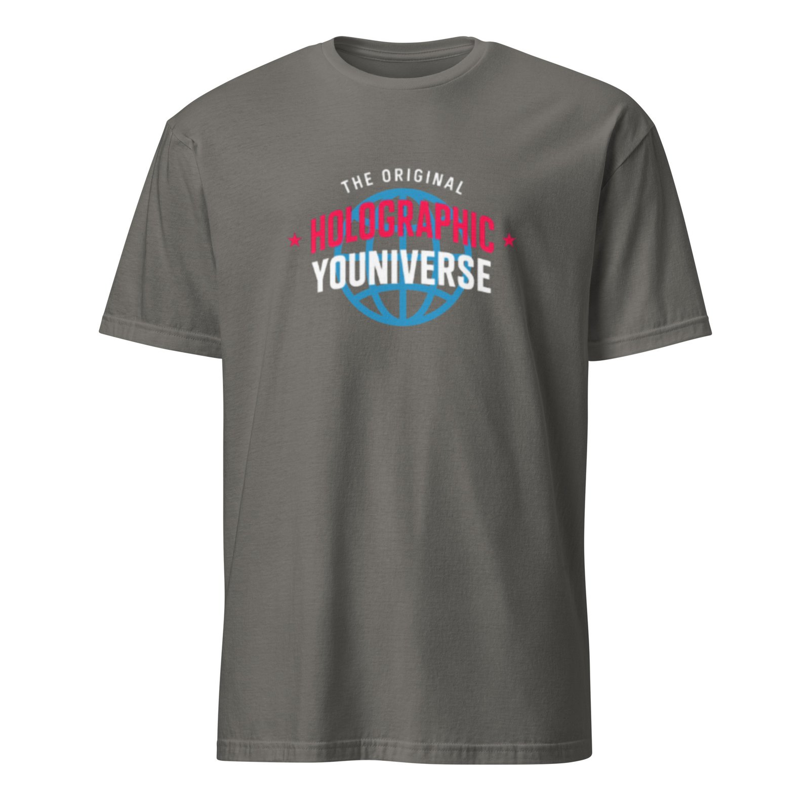 Holographic YOUniverse T-Shirt – Unisex 100% Cotton Holographic Universe Tee (White Text) - Image 17