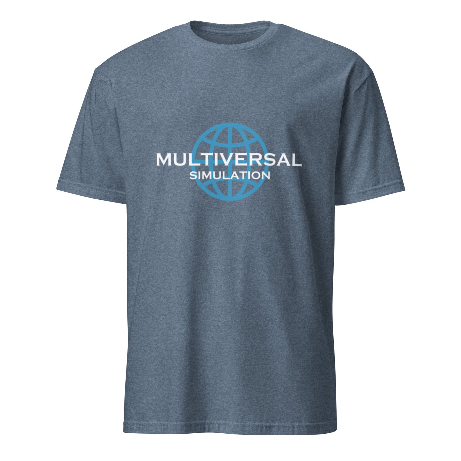 Multiversal Simulation T-Shirt – Unisex 100% Cotton Holographic Universe Tee (White Text) - Image 21
