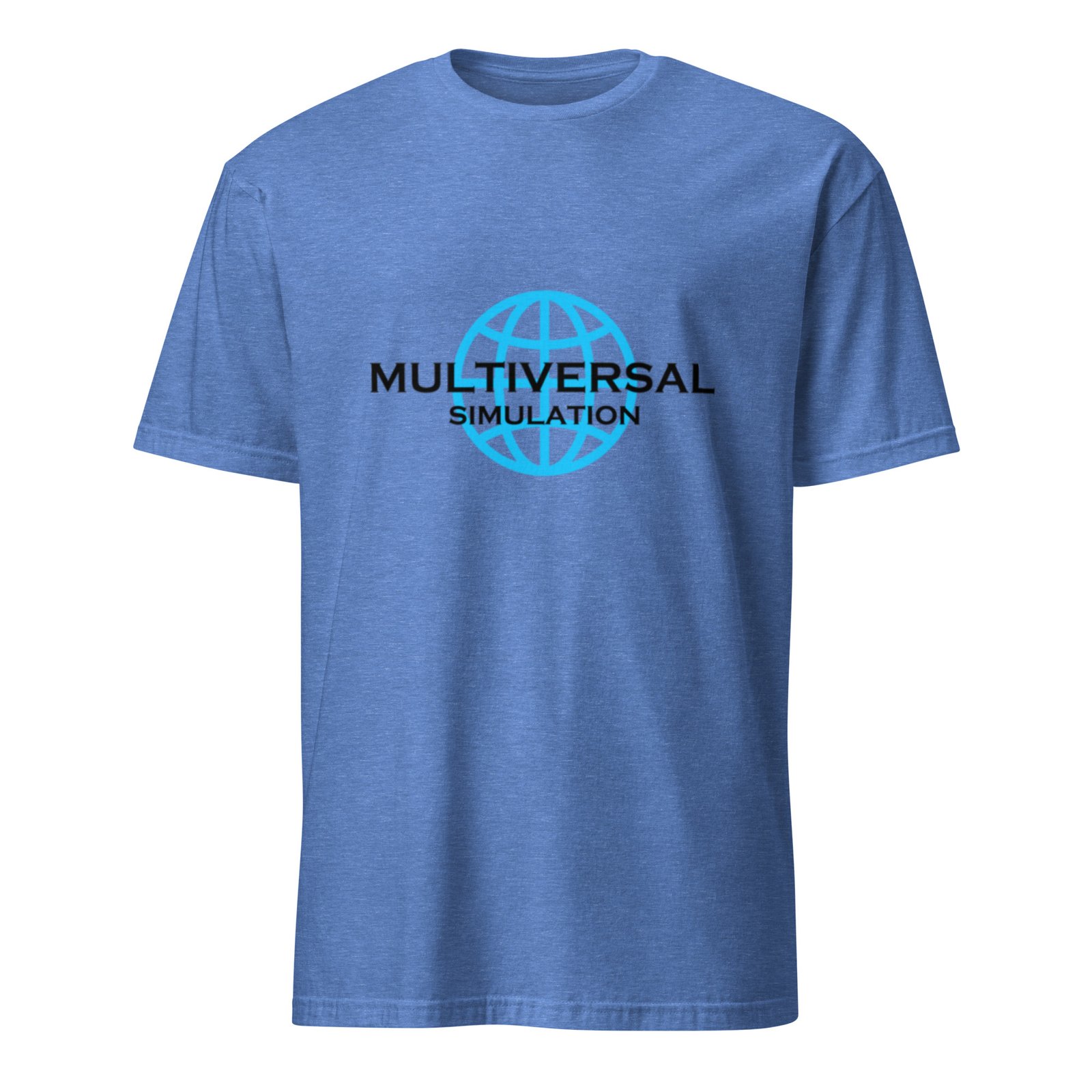 Multiversal Simulation T-Shirt – Unisex 100% Cotton Holographic Universe Tee (Black Text) - Image 17