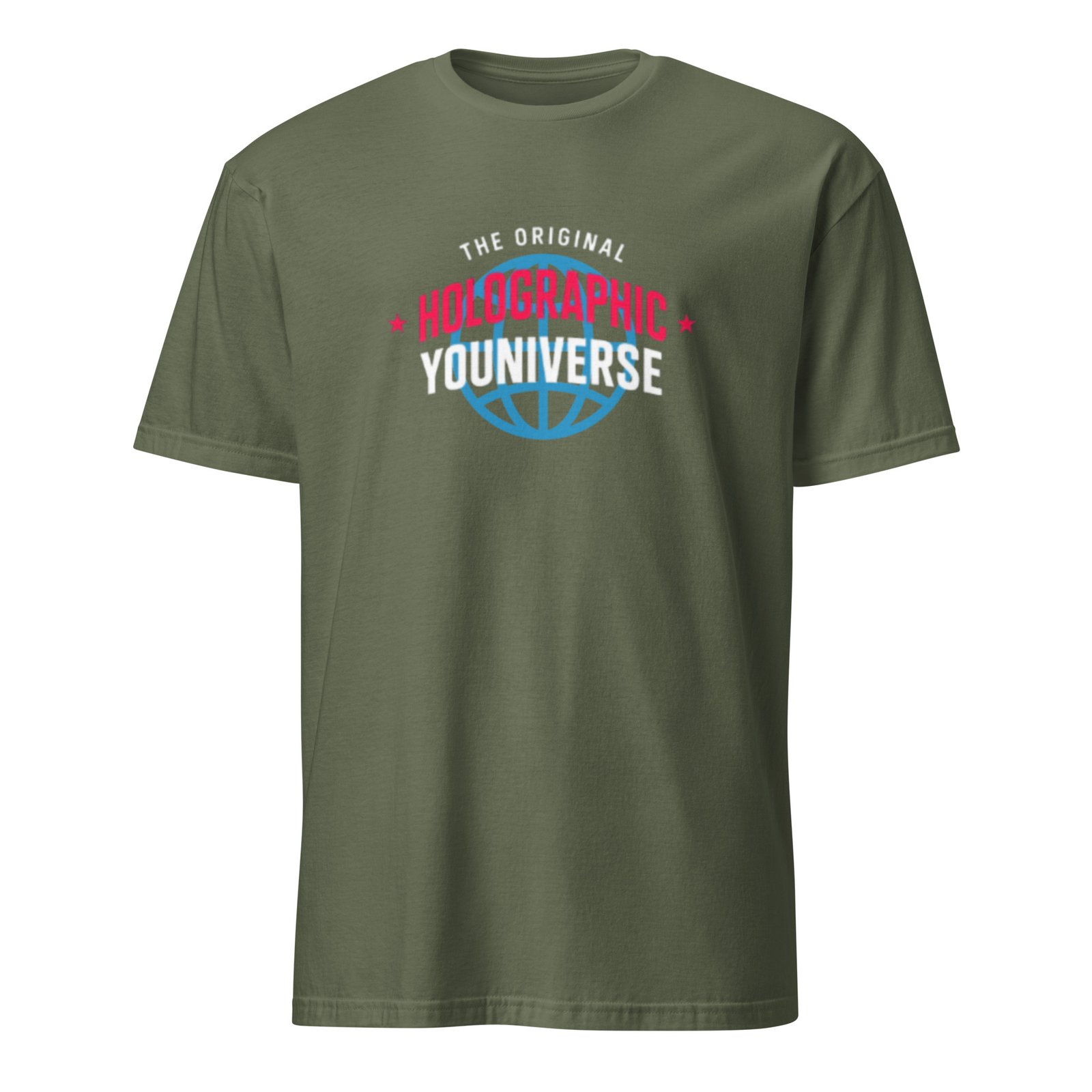 Holographic YOUniverse T-Shirt – Unisex 100% Cotton Holographic Universe Tee (White Text) - Image 15