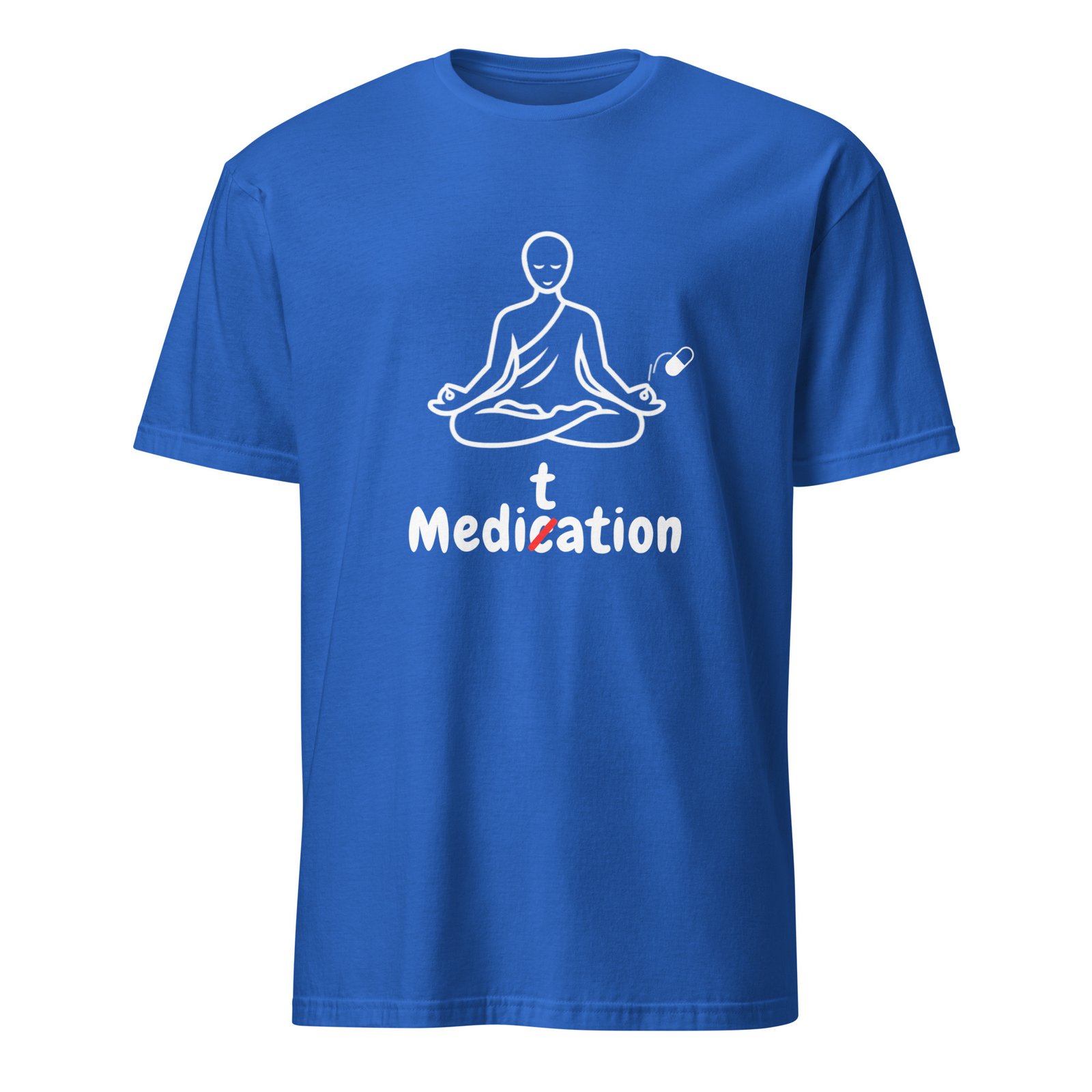 Meditation T-Shirt – Unisex 100% Cotton Meditate Medication Tee | Spiritual Clothes (White Text) - Image 15