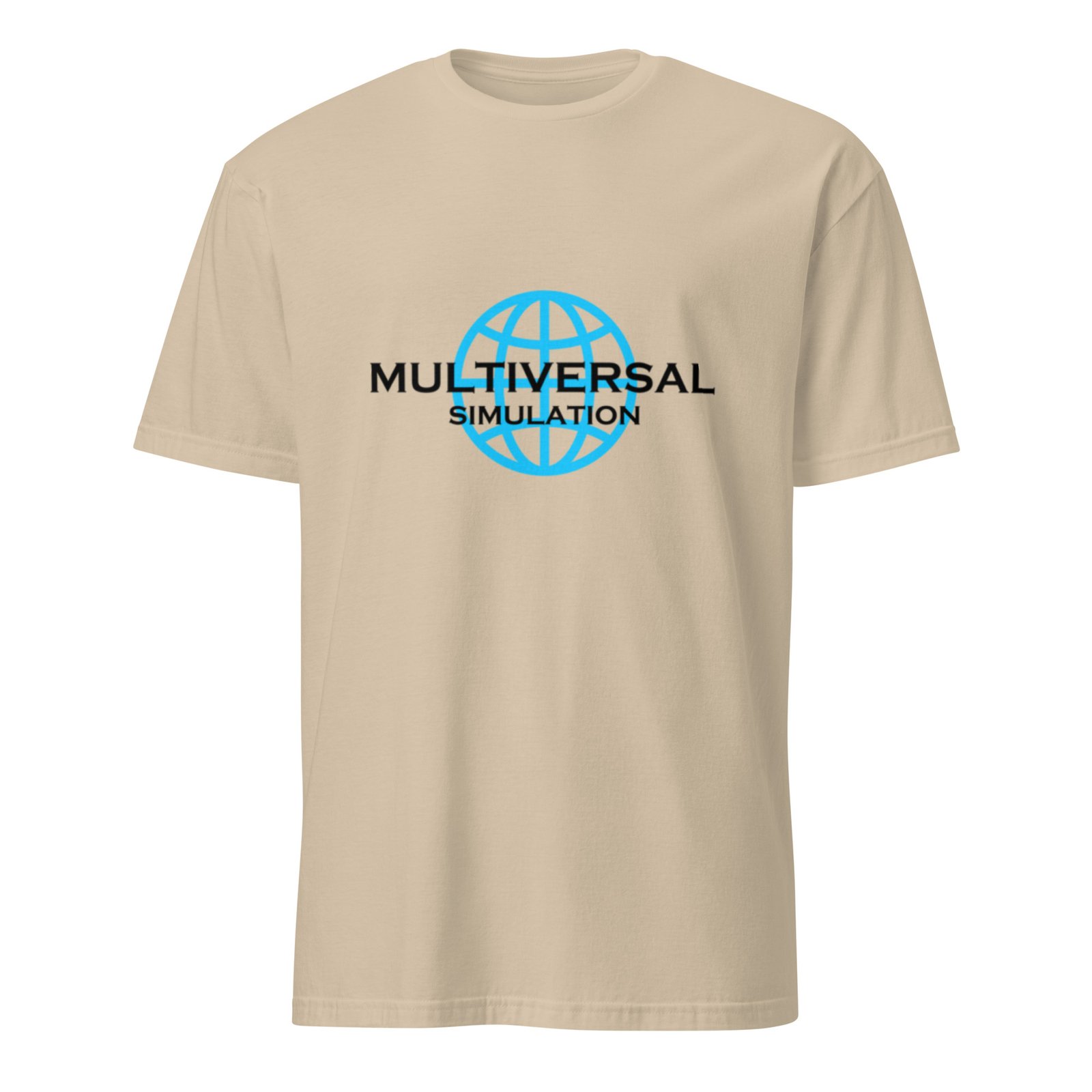 Multiversal Simulation T-Shirt – Unisex 100% Cotton Holographic Universe Tee (Black Text) - Image 13