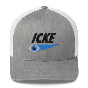 David Icke Trucker Cap – Inspirational Hat Unisex | Mind Expanding Activist Clothes (Black Text)