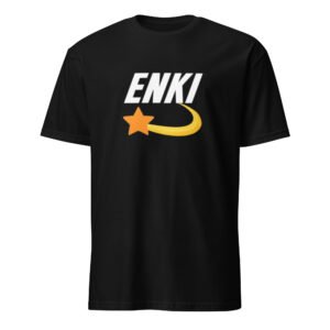 Enki T-Shirt - Unisex 100% Cotton Tee | Mind Expanding Ancient Activist Clothes (White Text)