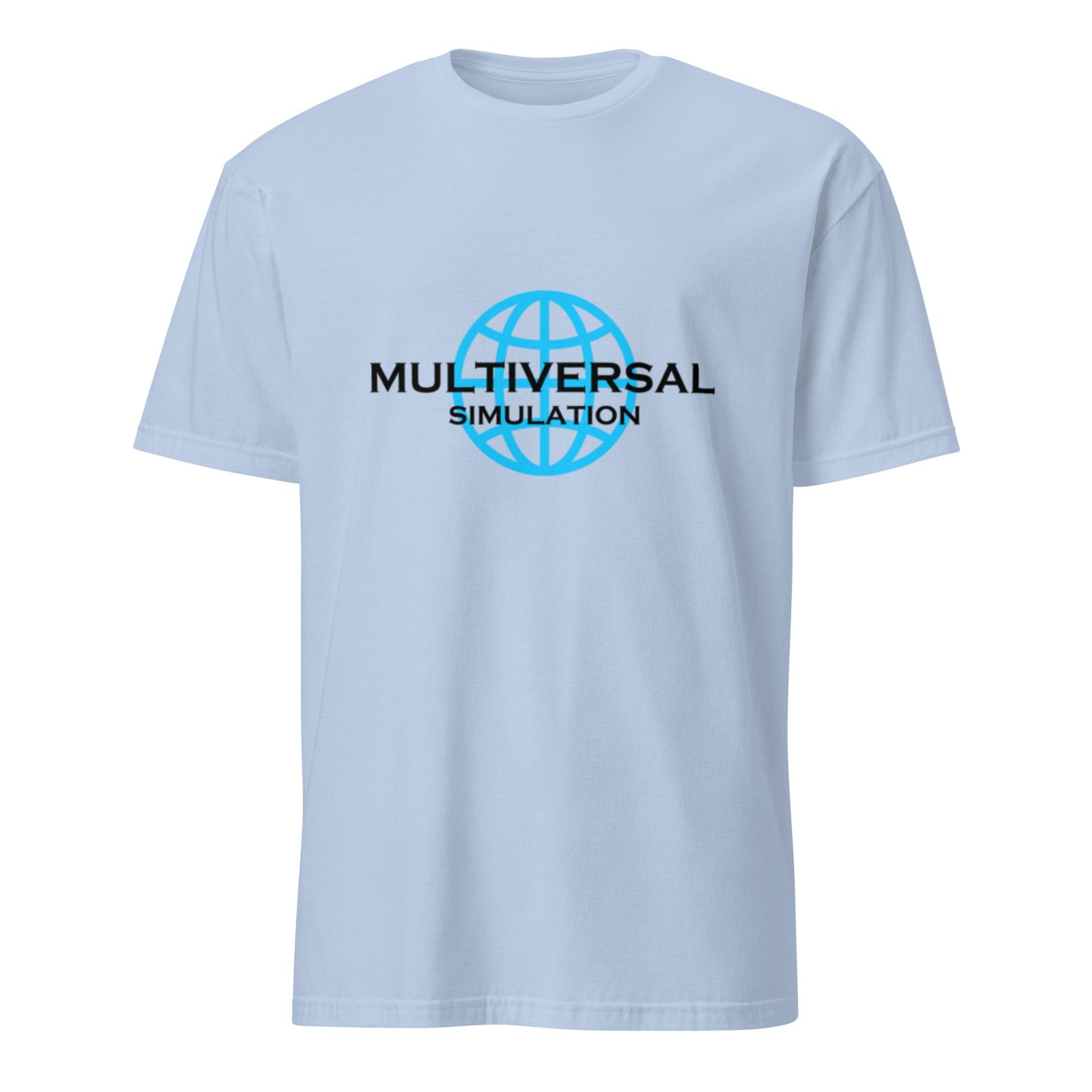 Multiversal Simulation T-Shirt – Unisex 100% Cotton Holographic Universe Tee (Black Text) - Image 17