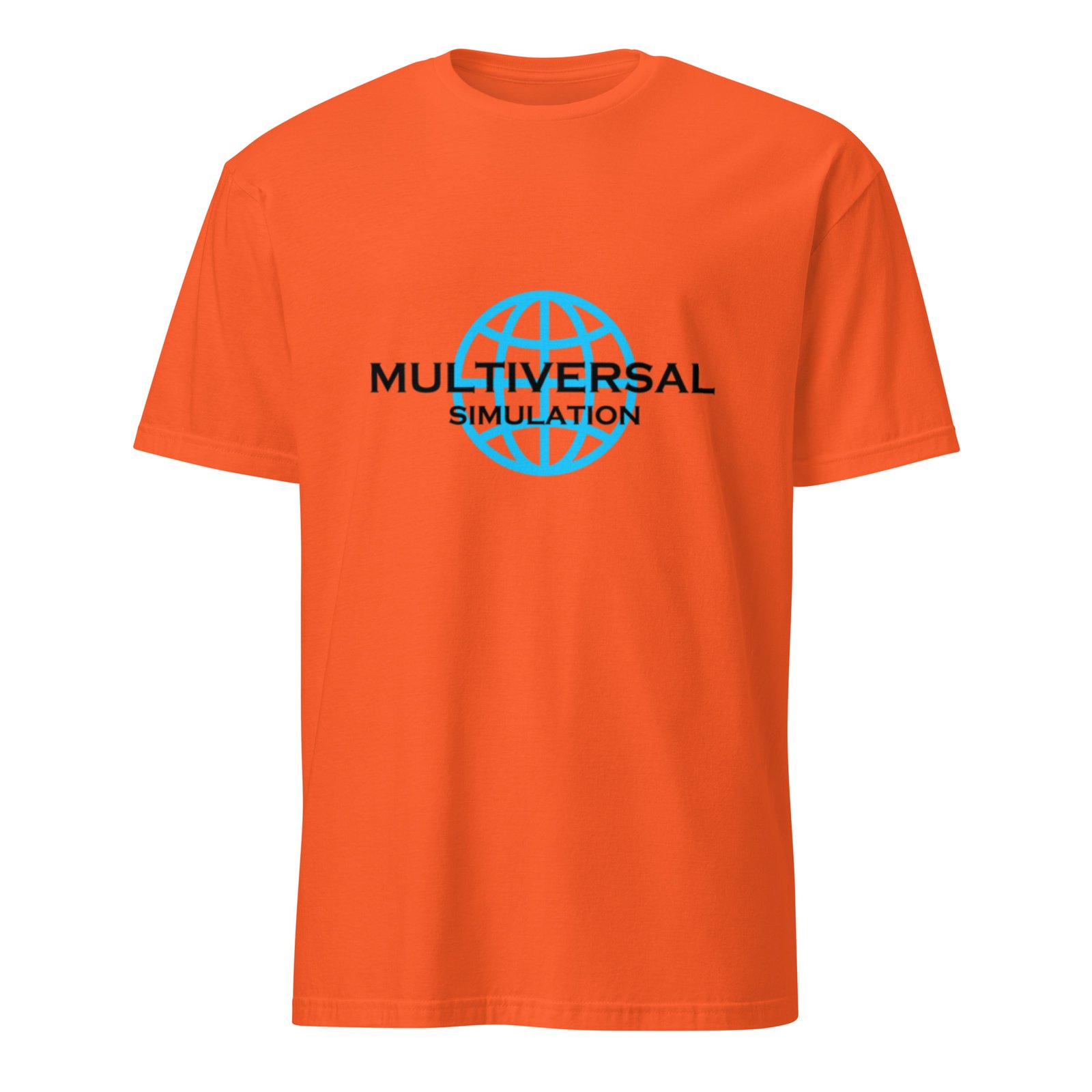 Multiversal Simulation T-Shirt – Unisex 100% Cotton Holographic Universe Tee (Black Text) - Image 9