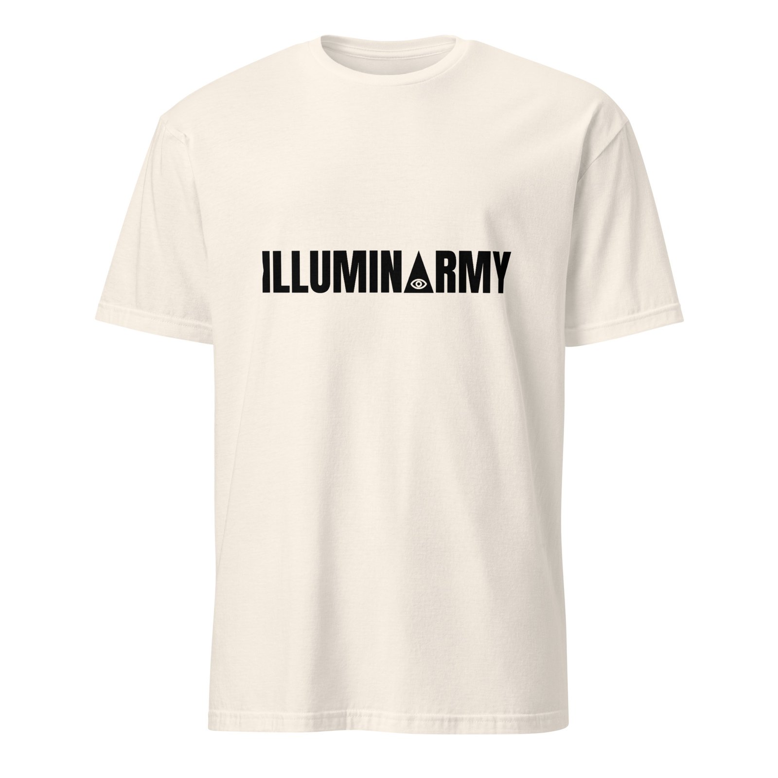 Illuminarmy T-Shirt – Unisex 100% Cotton Illuminati Tee | Inspirational Activist Clothes (Black Text) - Image 9
