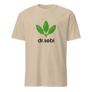 Dr. Sebi T-Shirt - Unisex 100% Cotton Inspirational Tee | Herbalist Clothes (Black Text)