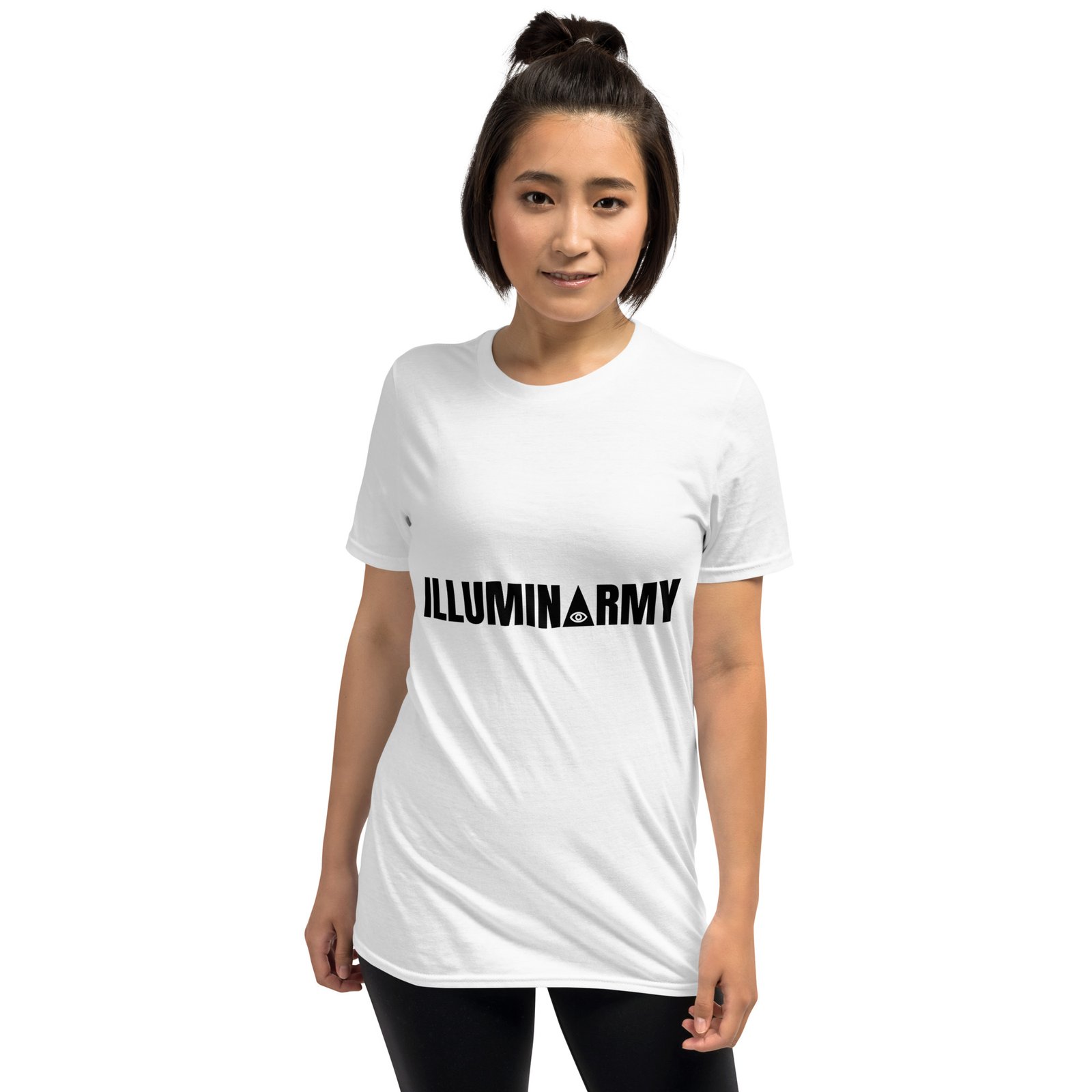 Illuminarmy T-Shirt – Unisex 100% Cotton Illuminati Tee | Inspirational Activist Clothes (Black Text) - Image 5