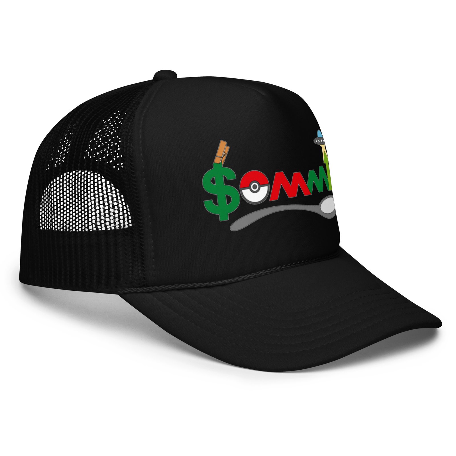 Your Friend Sommi Foam Trucker Cap – Unisex Crypto Hat | Mind Expanding Clothes - Image 11